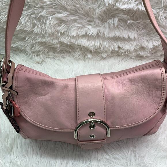 Vintage COACH y2k Pink Soho Shoulder Bag - Picture 4 of 16